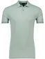 Boss Green polo groen effen korte mouw normale fit katoen