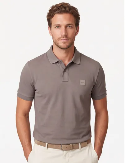 Hugo Boss Boss Orange Passenger polo bruin