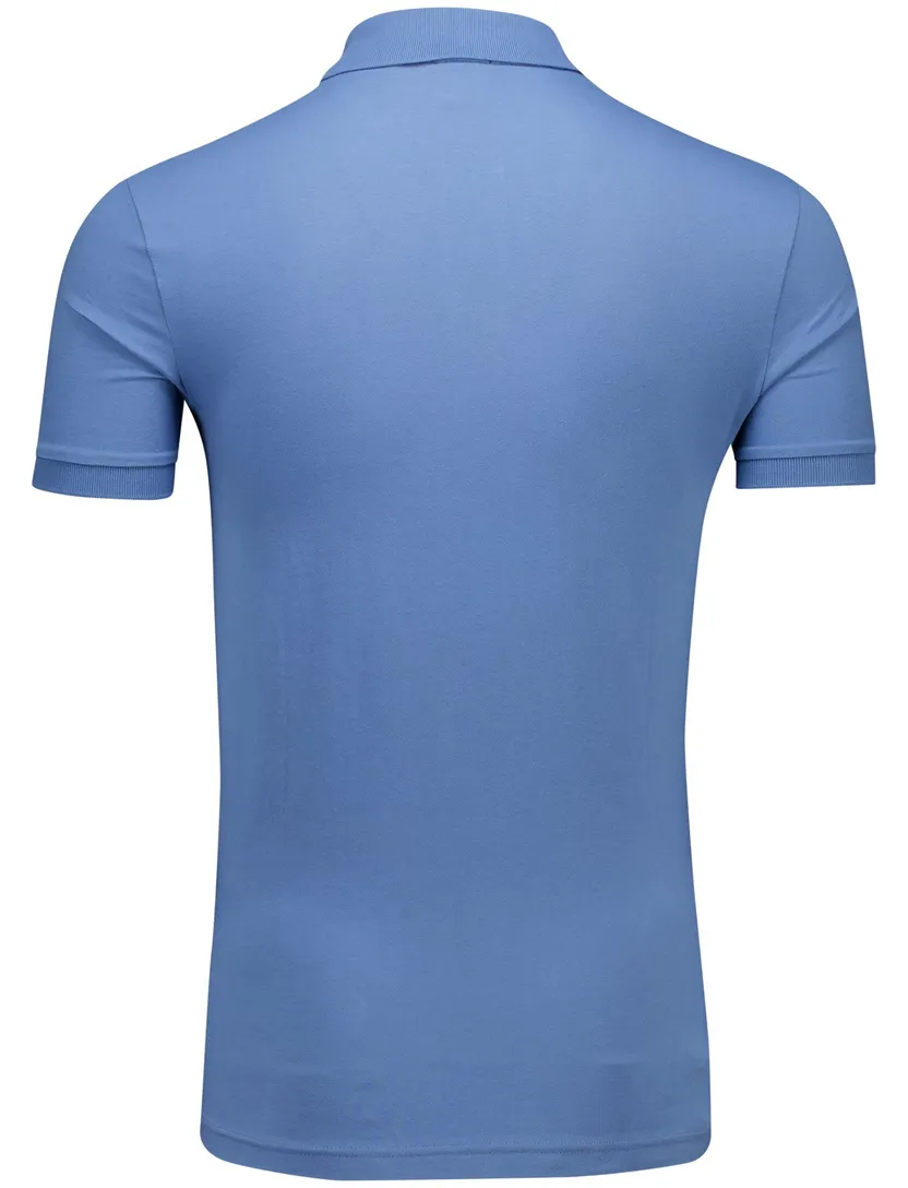 Boss Orange polo Passenger middenblauw effen