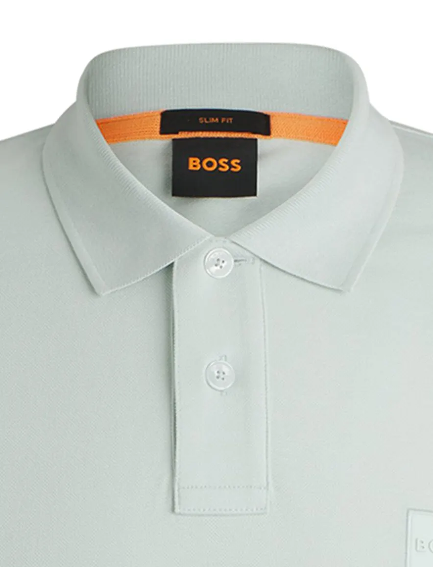 BOSS Orange poloshirt blauw Passenger