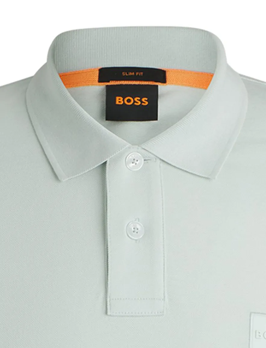 BOSS Orange poloshirt groen Passenger