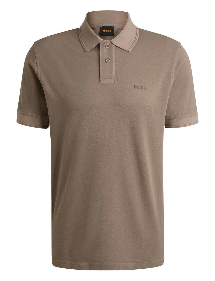 BOSS Orange poloshirt bruin Prime