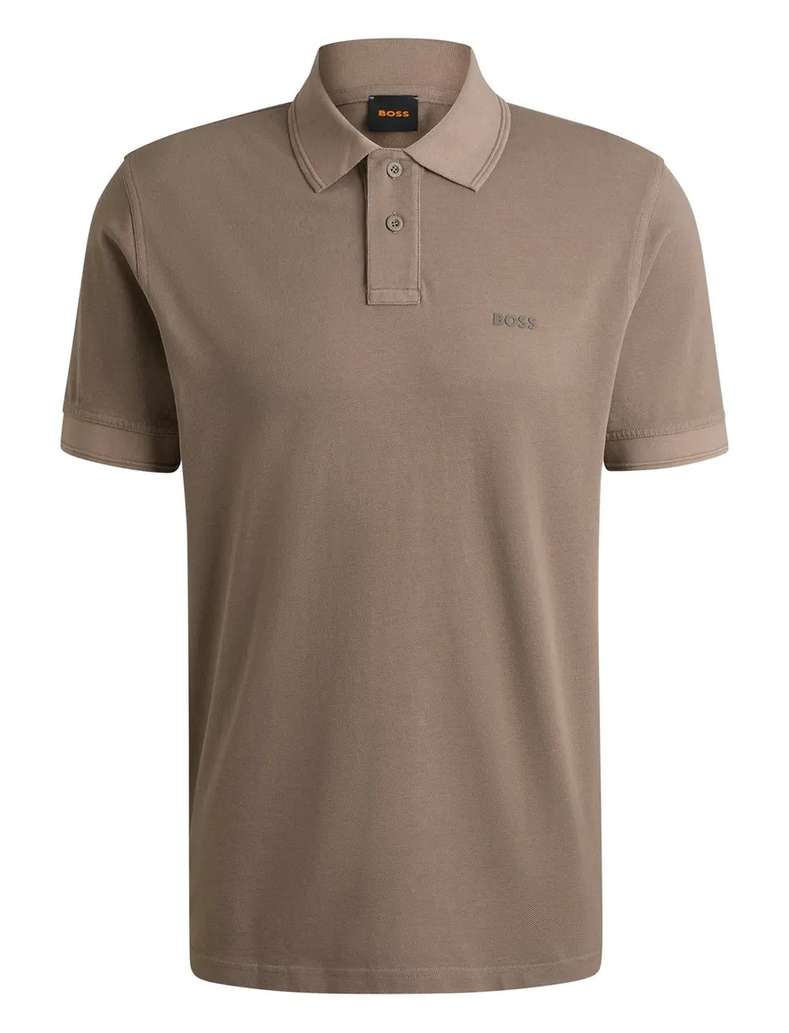 BOSS Orange poloshirt bruin Prime