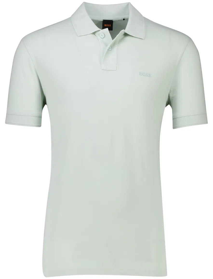 Boss Orange blauw katoen effen