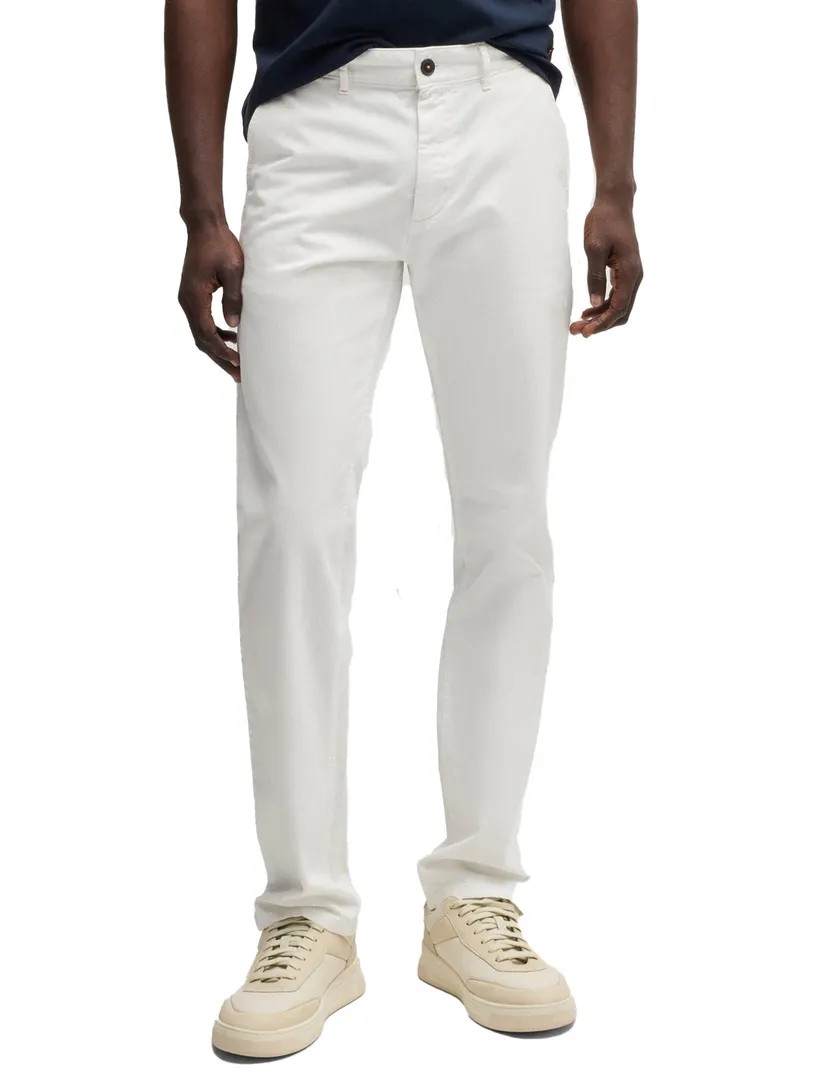 Hugo Boss Orange pantalon wit slim fit