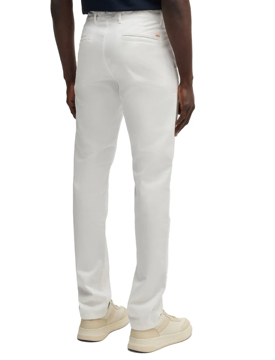 Boss Orange pantalon wit slim fit