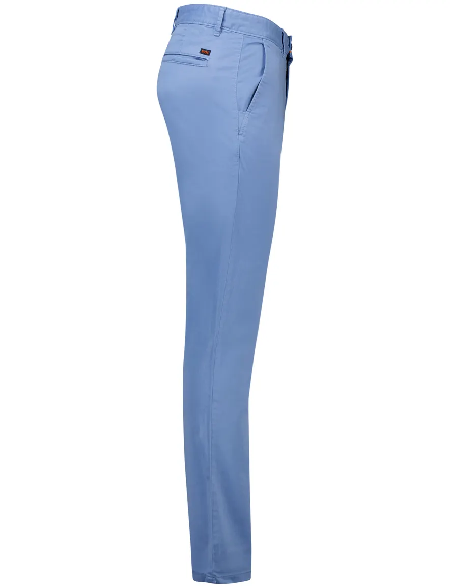 Boss Orange Pantalon chino blauw slim fit