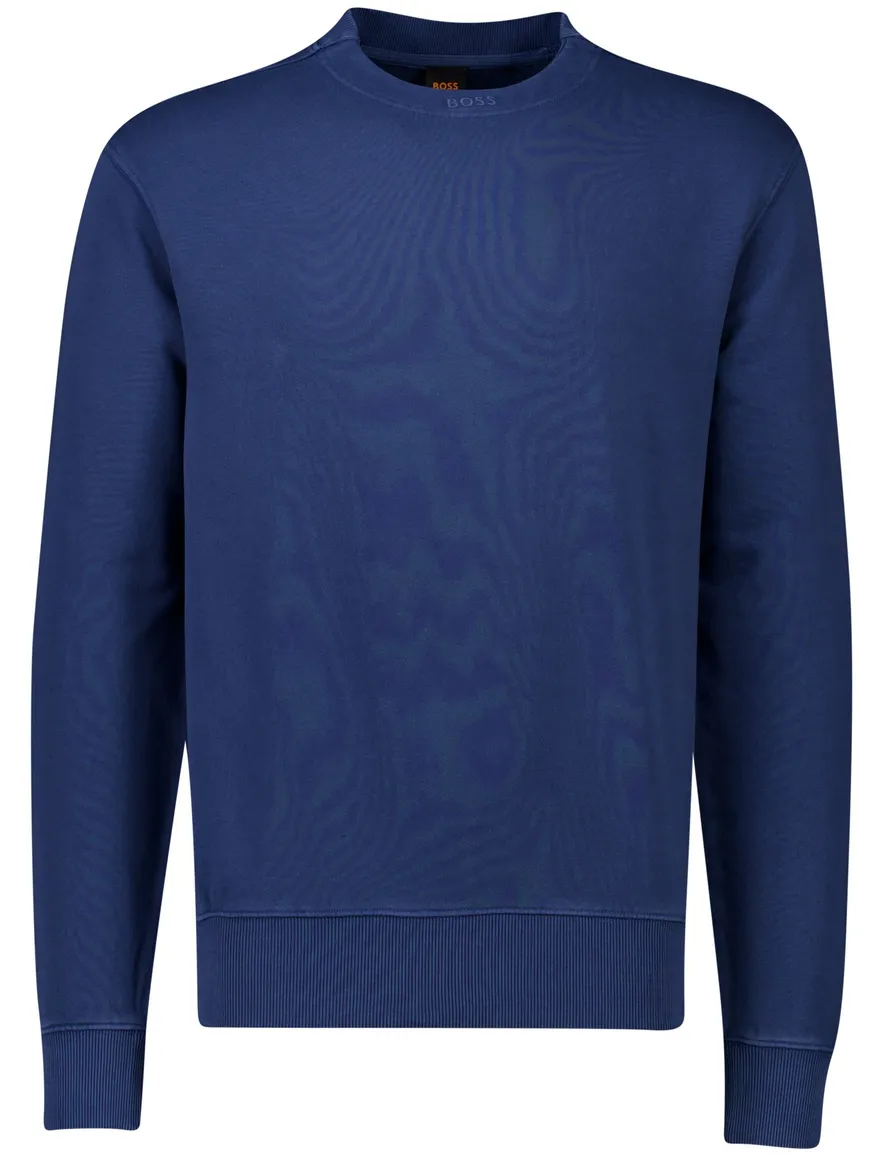 Hugo Boss Orange We Dye trui blauw
