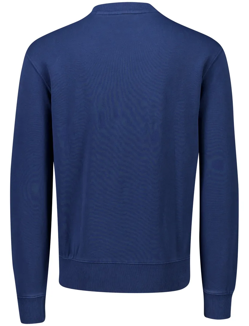 Hugo Boss Orange We Dye trui blauw effen