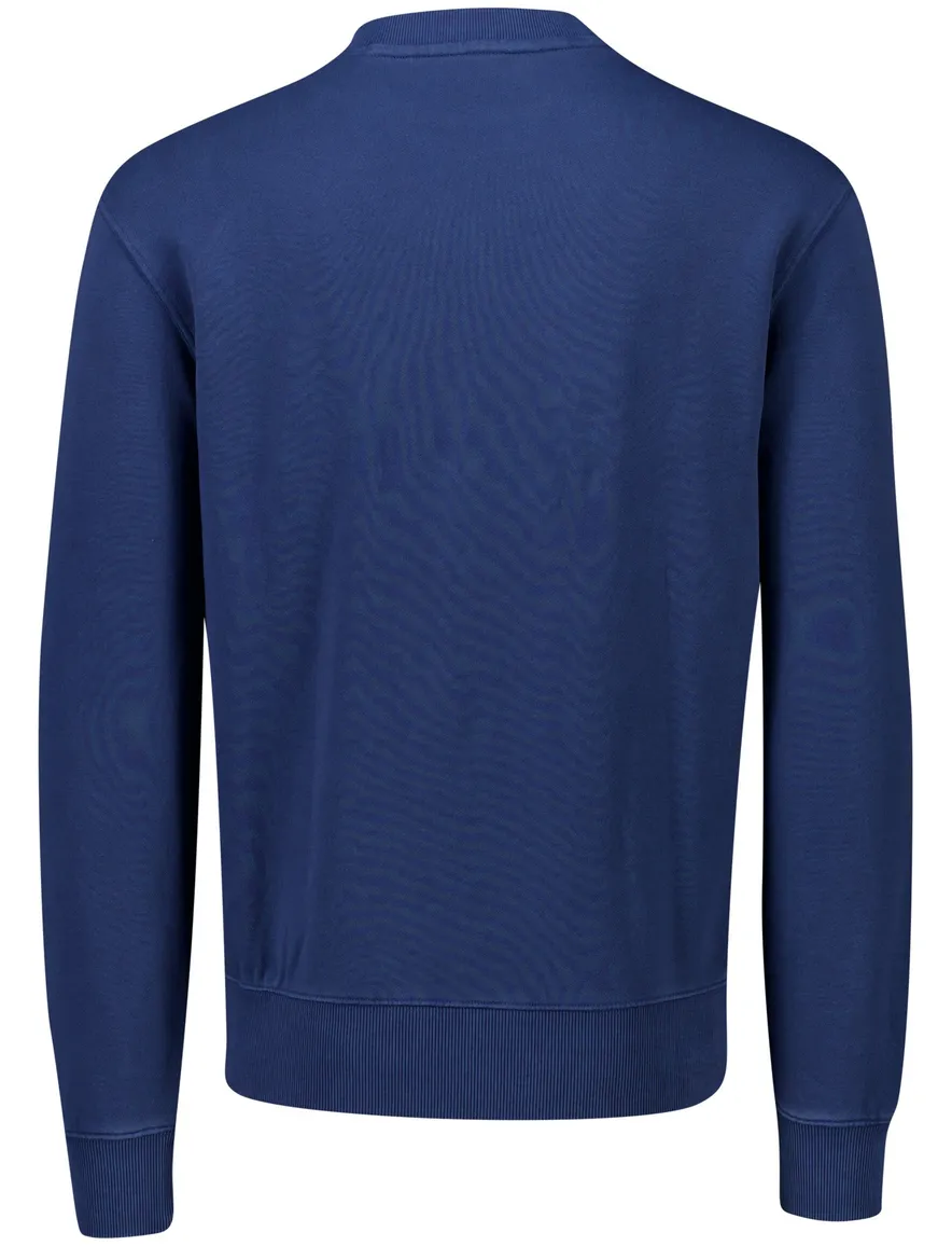 Hugo Boss Orange We Dye trui blauw