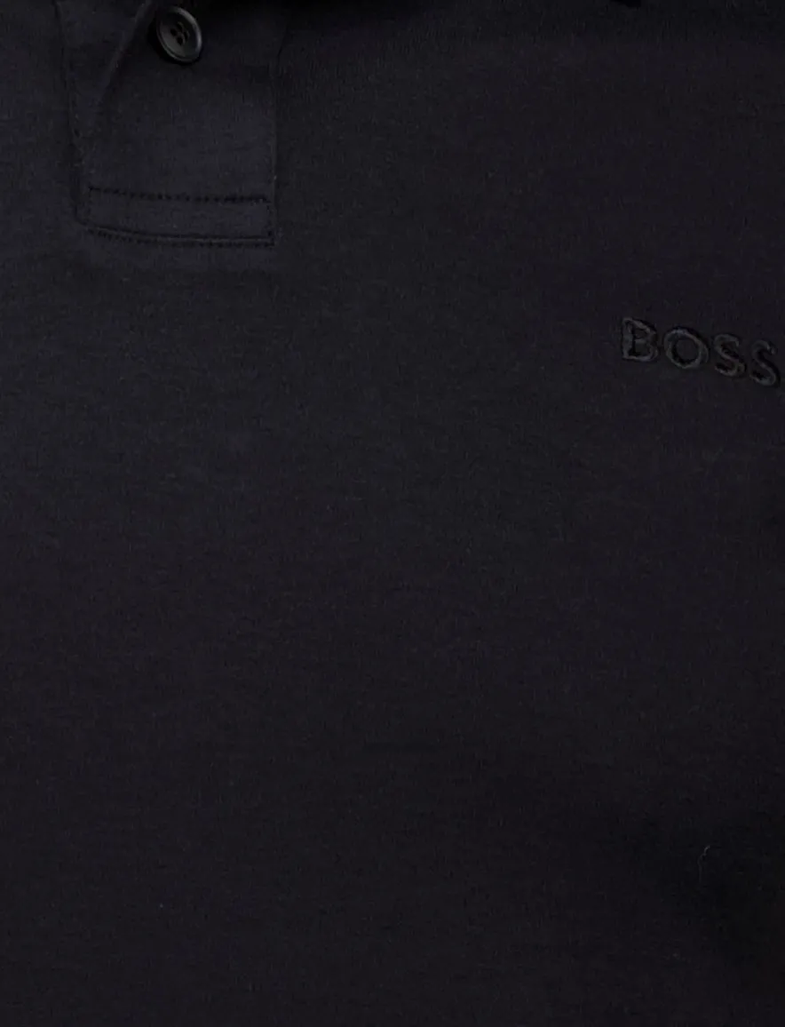 Boss Orange Polo Interlock zwart
