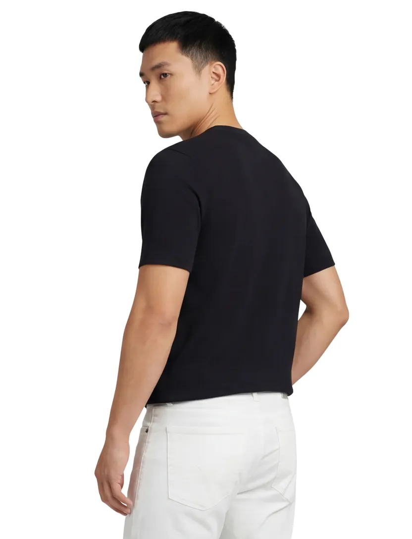 Boss Green Momentum Lite t-shirt zwart korte mouw