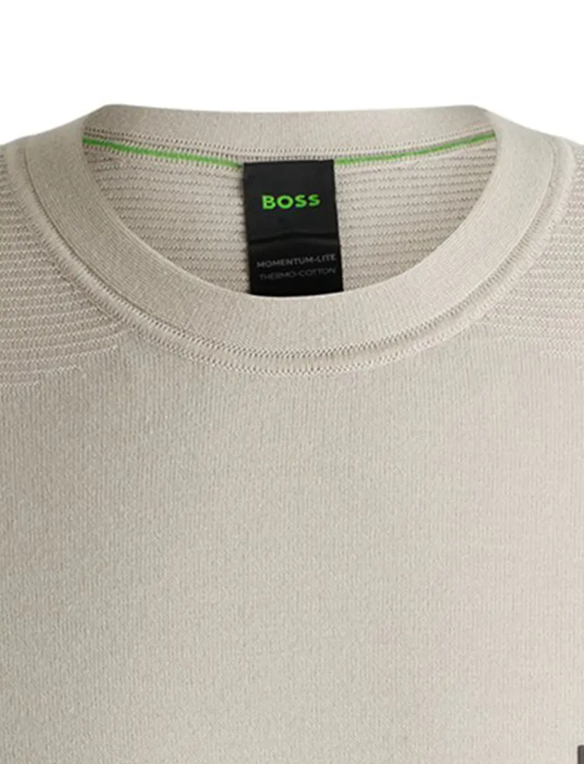 BOSS green t-shirt beige effen