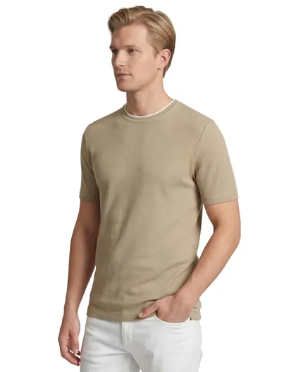 Hugo Boss BOSS Black H-Thompson t-shirt beige katoen