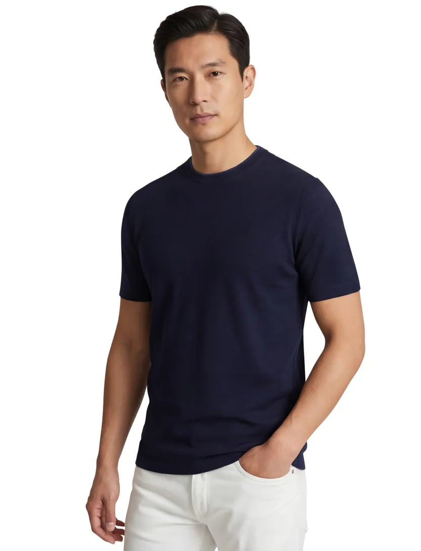 Hugo Boss Black t-shirt donkerblauw H-Thompson