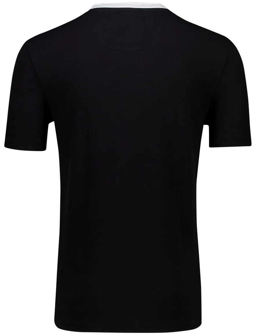 Boss green taddy t-shirt katoen effen zwart normale fit
