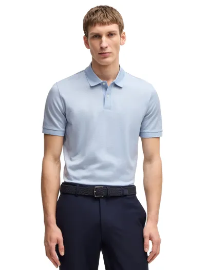 Hugo Boss Hugo Boss Black H-parlay polo lichtblauw