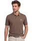 Hugo Boss Orange Pe linen logo polo bruin