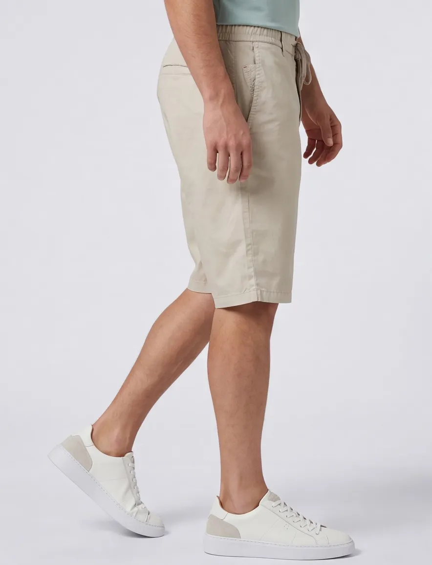 Boss Orange korte broek beige normale fit