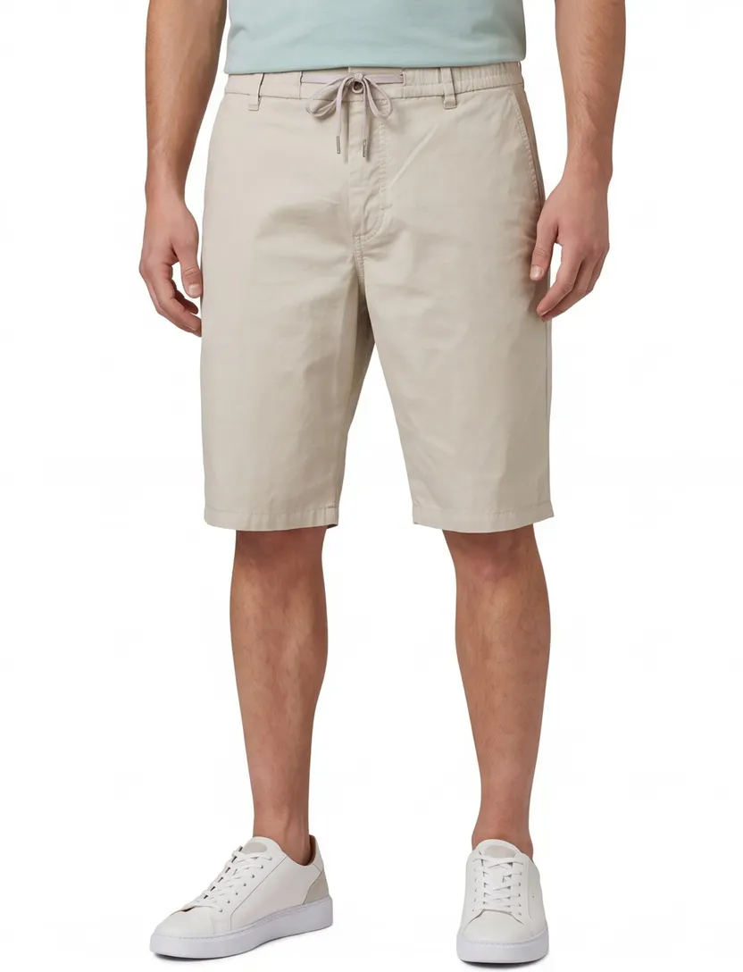 Boss Orange beige korte broek normale fit