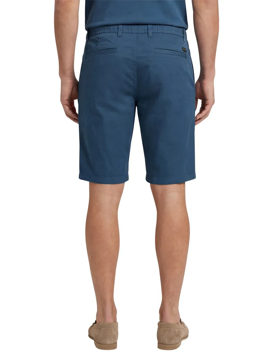 BOSS bermuda blauw chino tapered fit