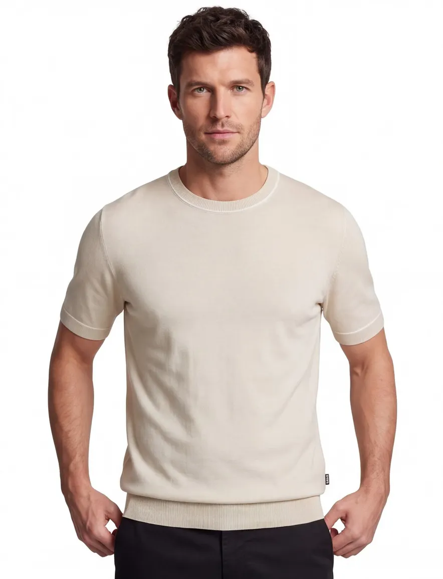 T-shirt Boss Jiovanni beige