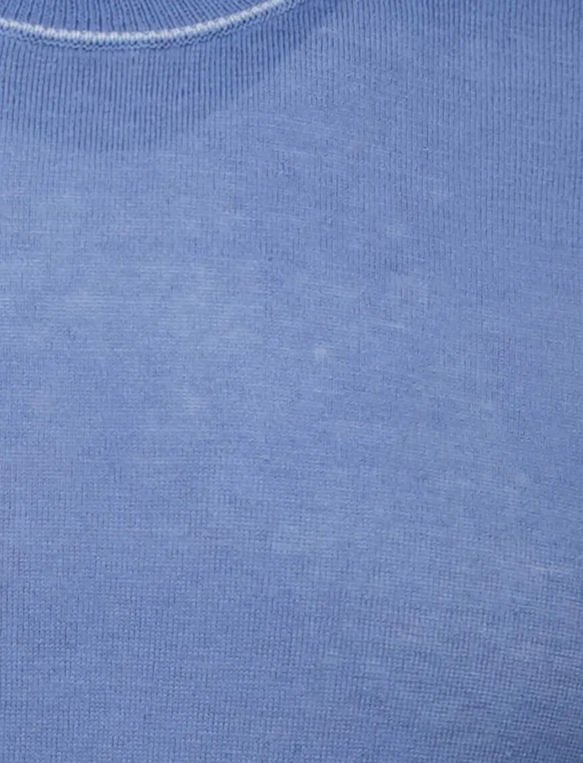 blauw Hugo Boss Black T-shirt H-Jiovanni met boord
