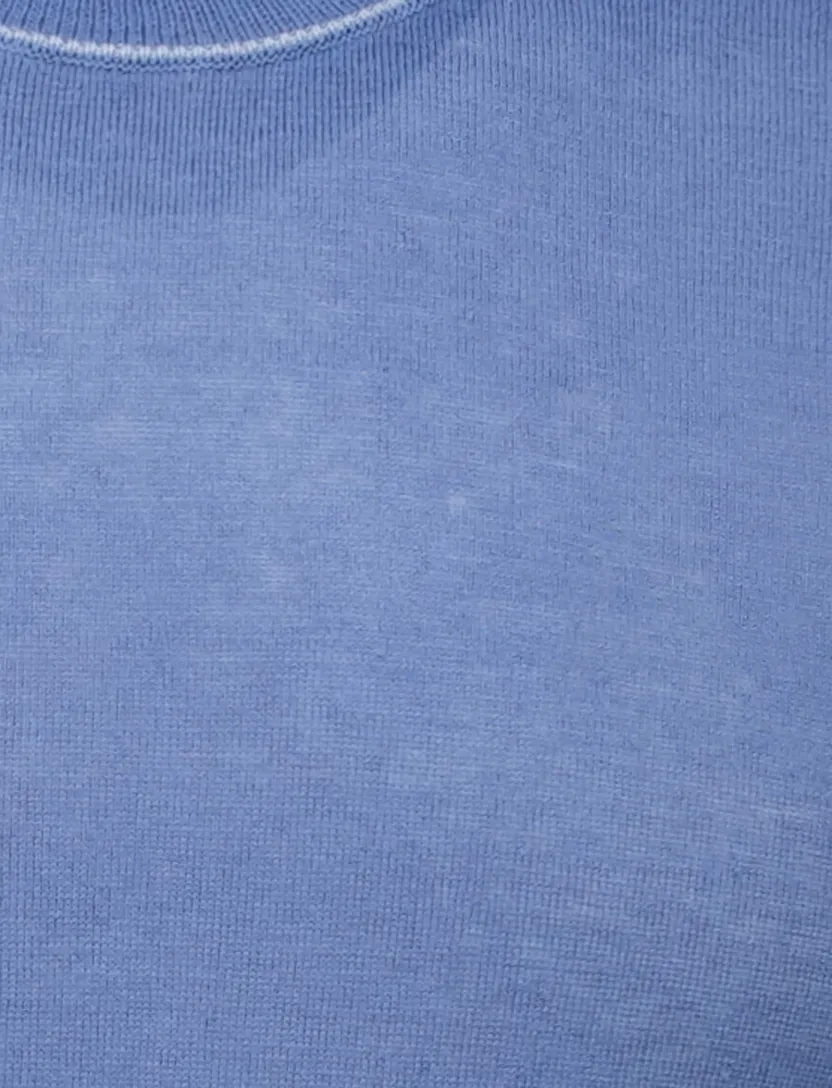 blauw Hugo Boss T-shirt H-Jiovanni met boord