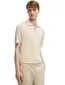 Boss Black polo rits H-Jiovanotto creme effen