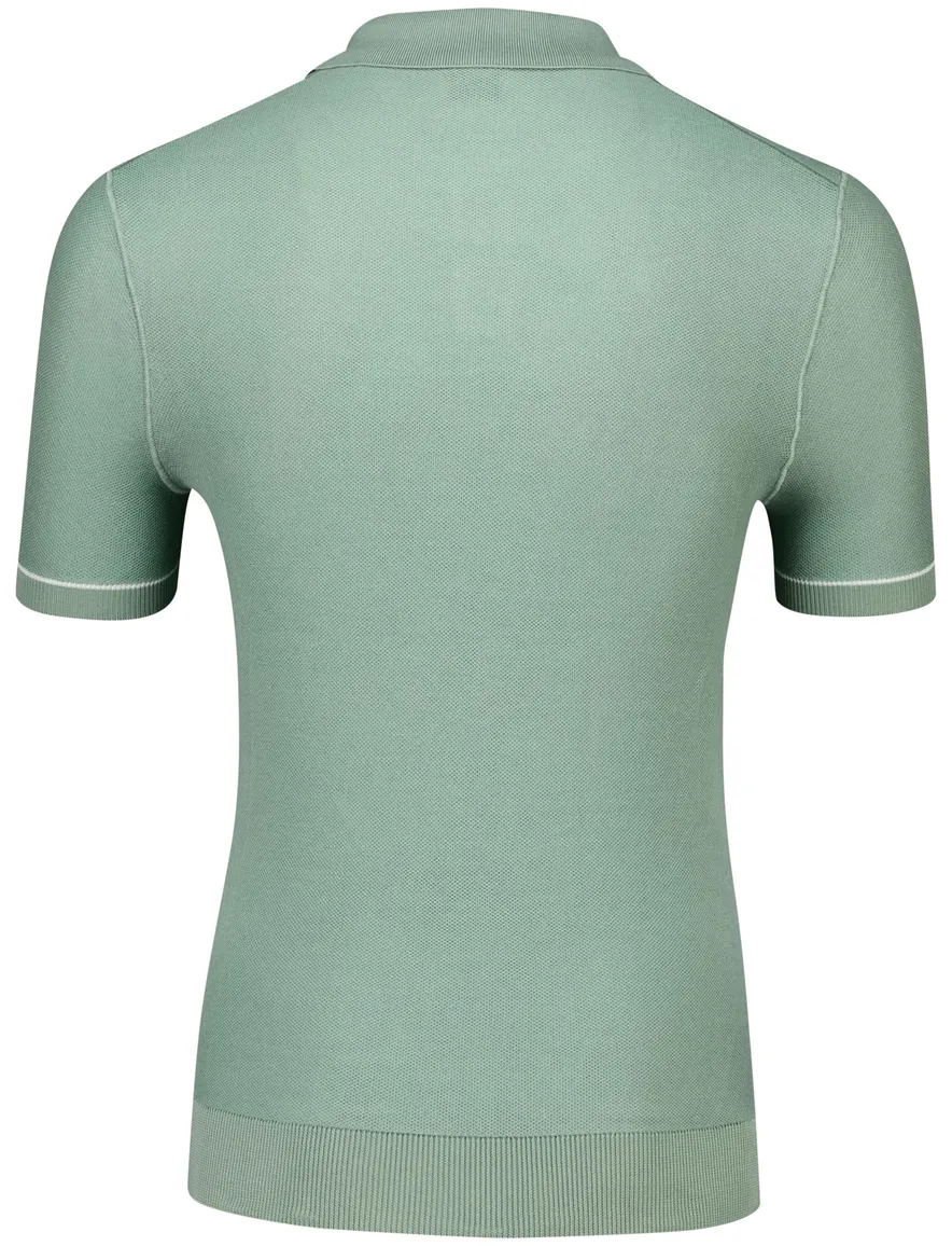 Hugo Boss Black H-Jianluca v-hals polo groen