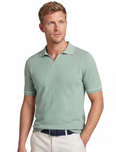 Hugo Boss Hugo Boss Black H-Jianluca v-hals polo groen