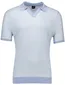poloshirt korte mouw pique lichtblauw BOSS