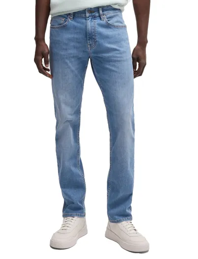 Hugo Boss BOSS jeans blauw Delaware effen