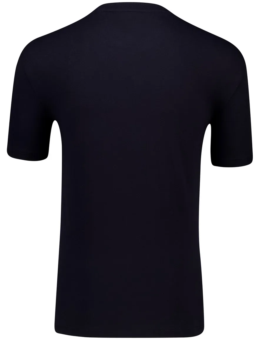 Boss GreenT-shirts donkerblauw Logo Rib