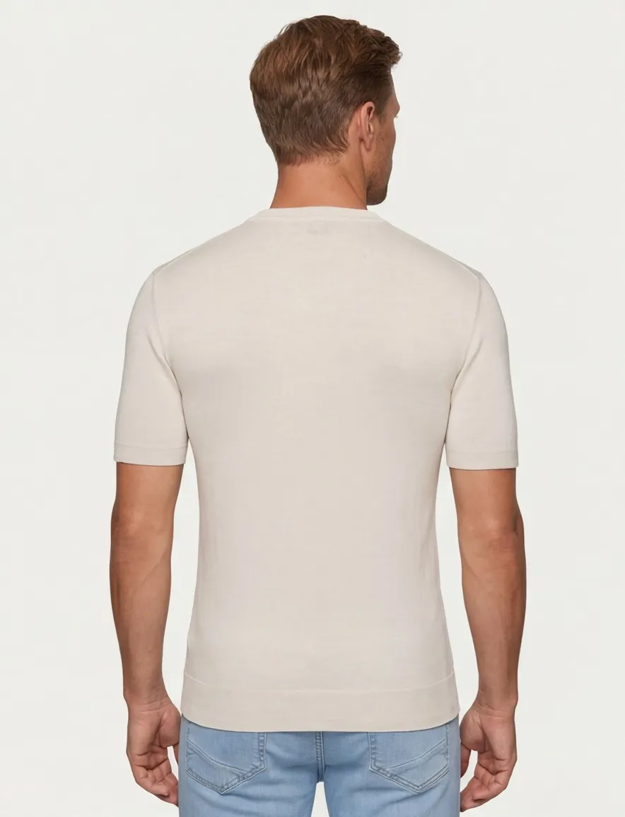 BOSS orange t-shirt Ajordino beige
