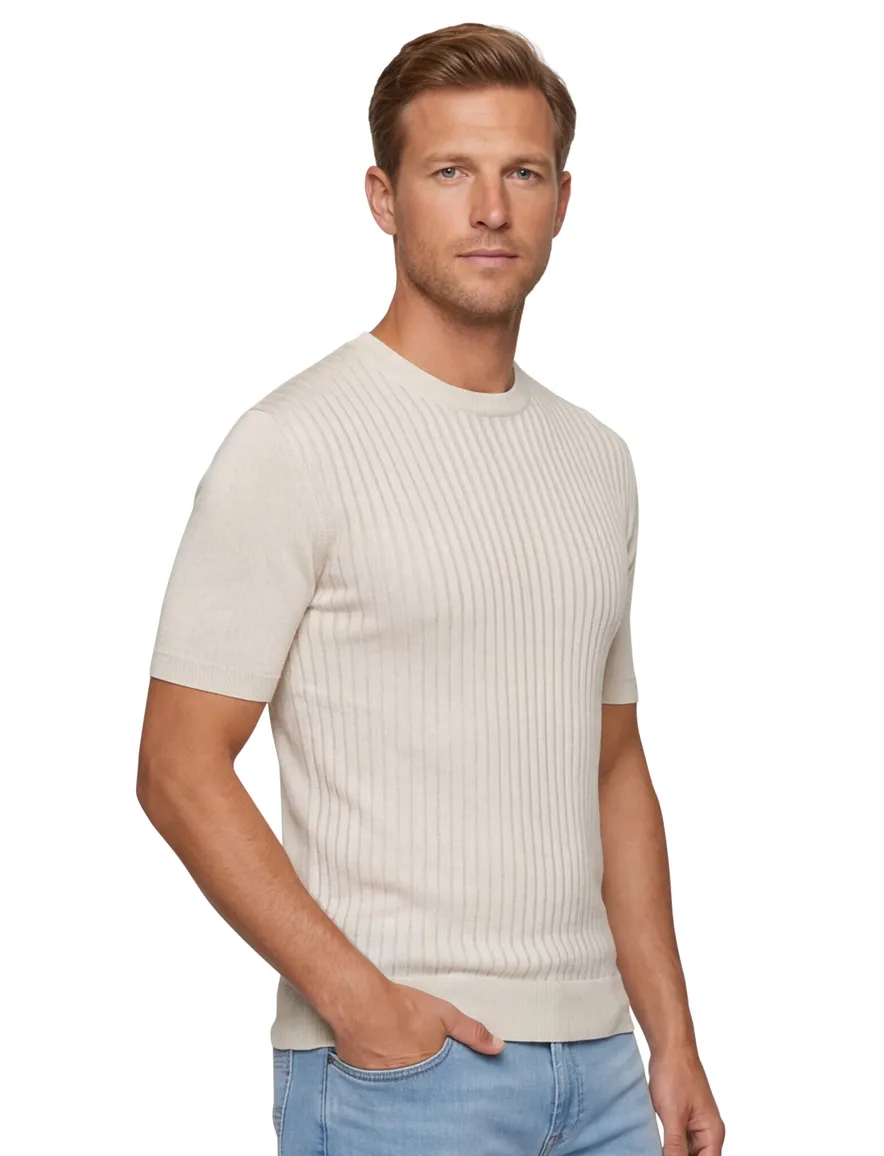 BOSS orange t-shirt Ajordino beige