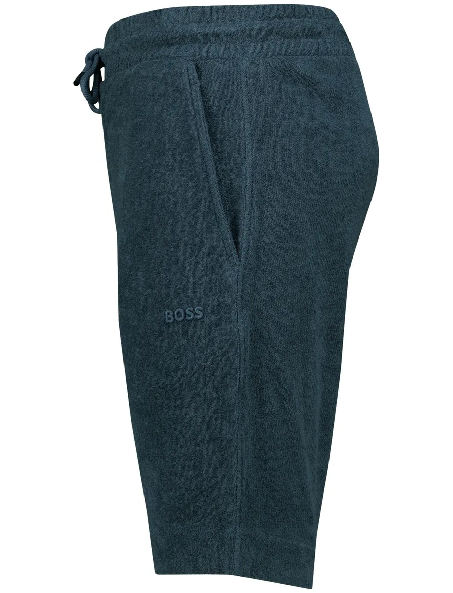 Hugo Boss Orange korte broek donkerblauw effen