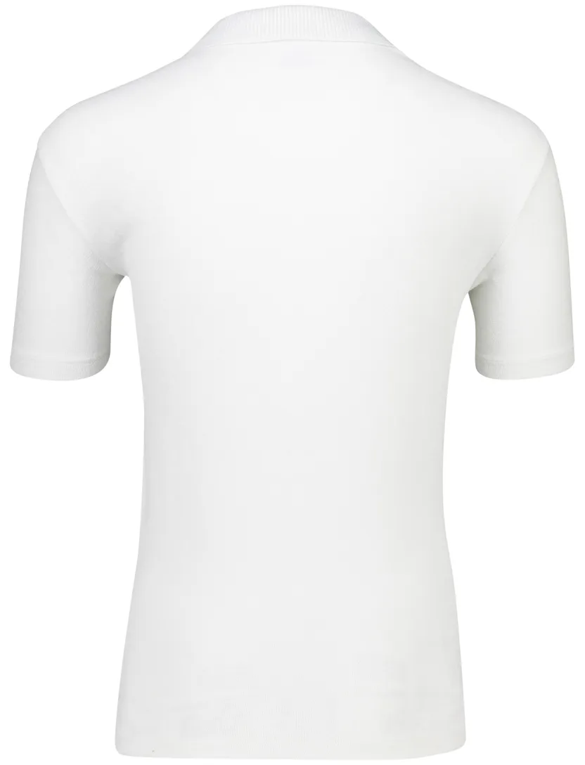 Hugo Boss Orange polo v-hals wit