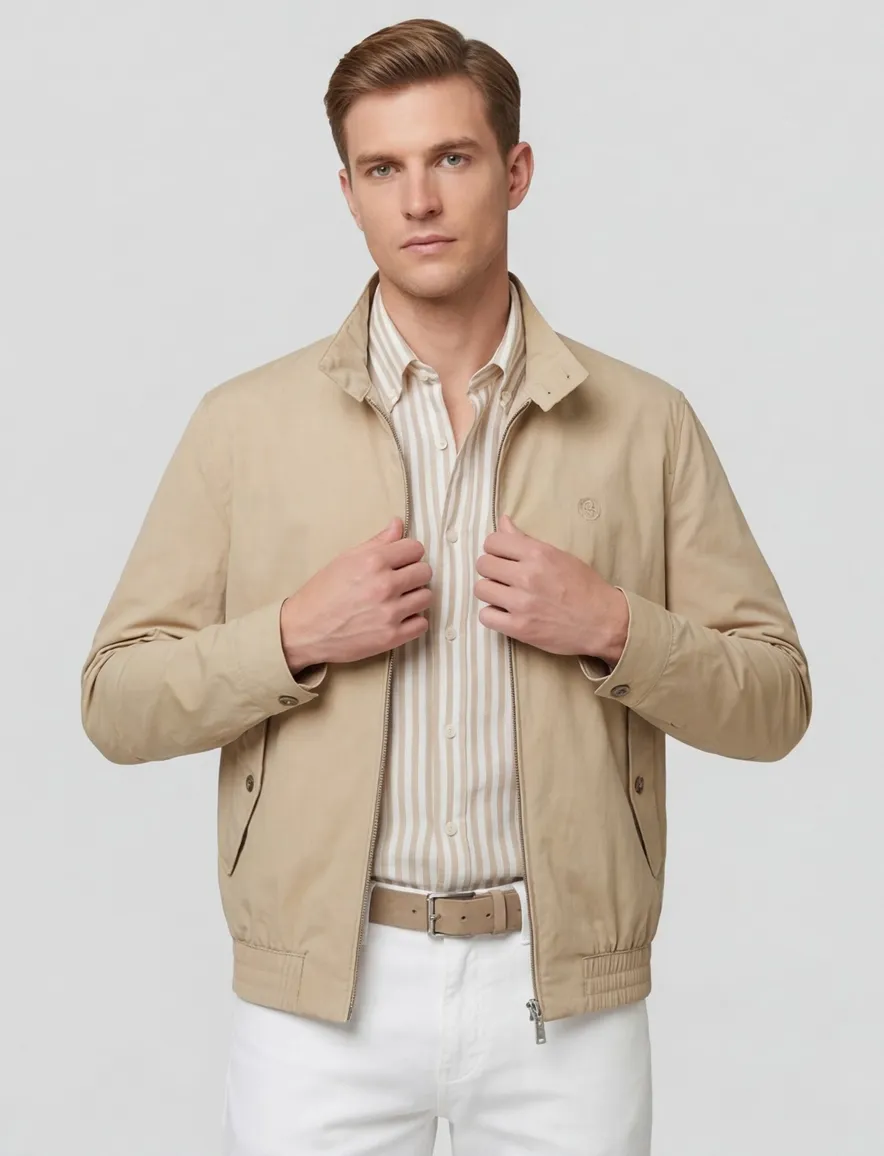 Hugo Boss Black zomerjas H-Coiner2 beige