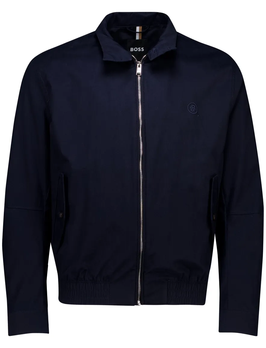 Hugo Boss H-Coiner donkerblauw zomerjas met rits