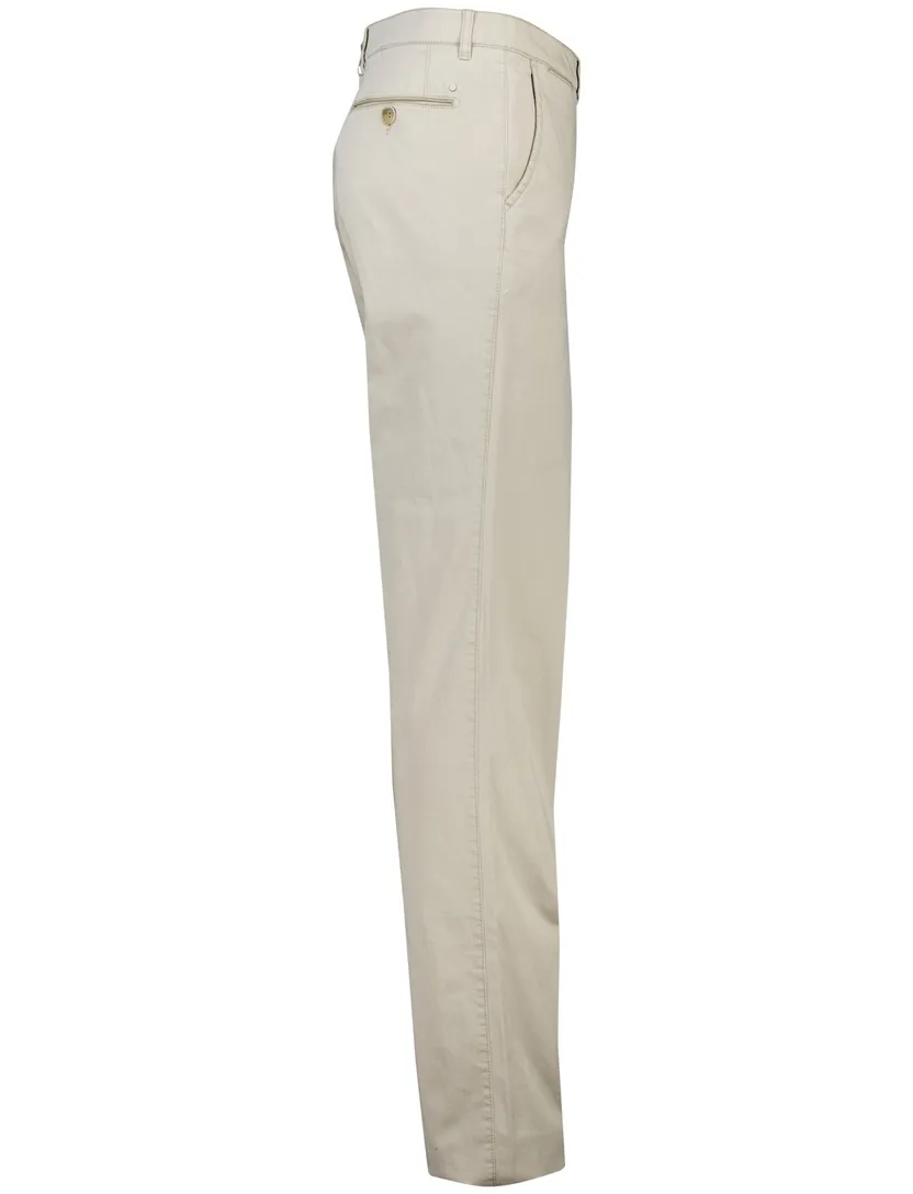 Com4 modern chino collection licht beige katoen pantalon