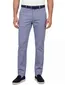 Com4 pantalon chino blauw effen