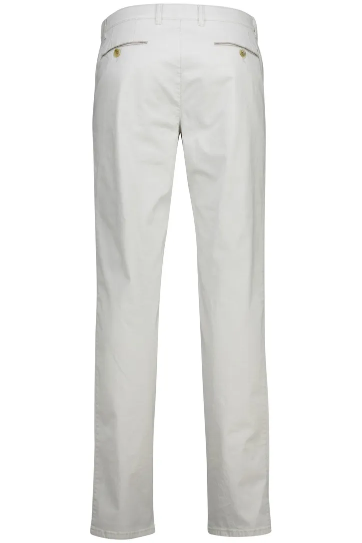 Com4 creme Modern Chino katoen
