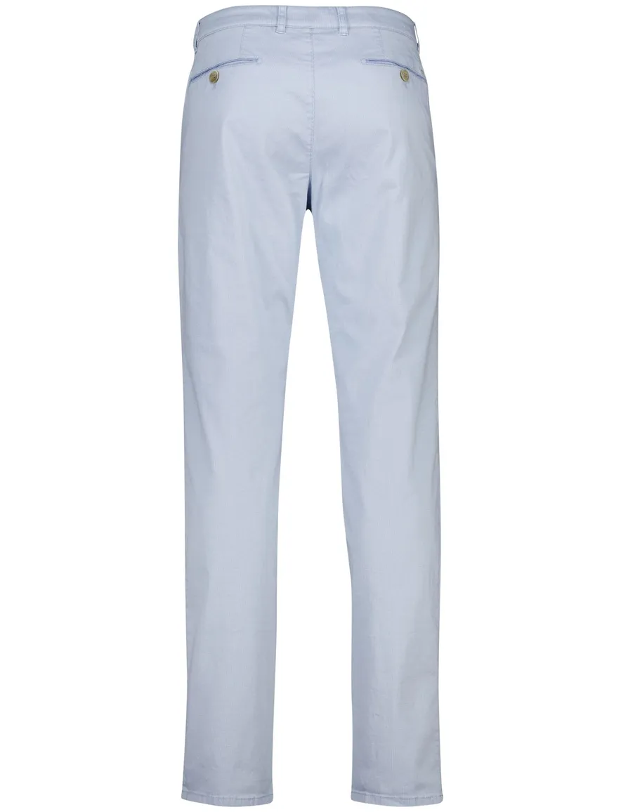 Com4 modern chino lichtblauw katoen