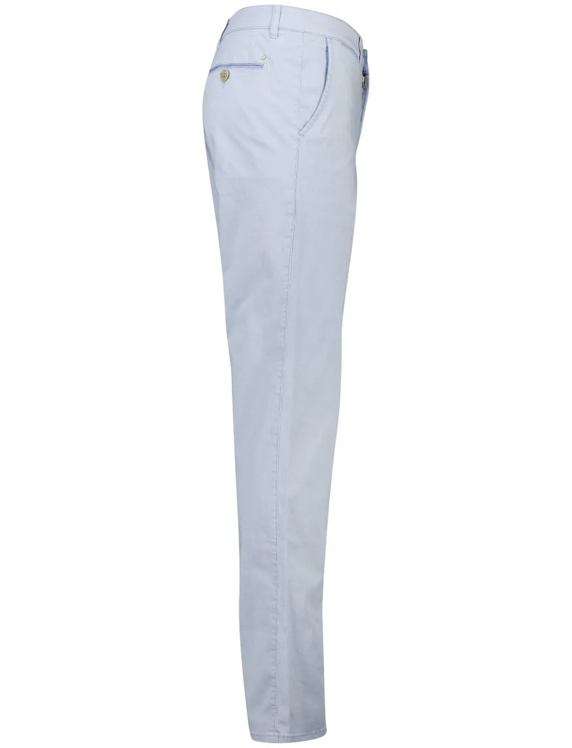 Com4 modern chino lichtblauw katoen