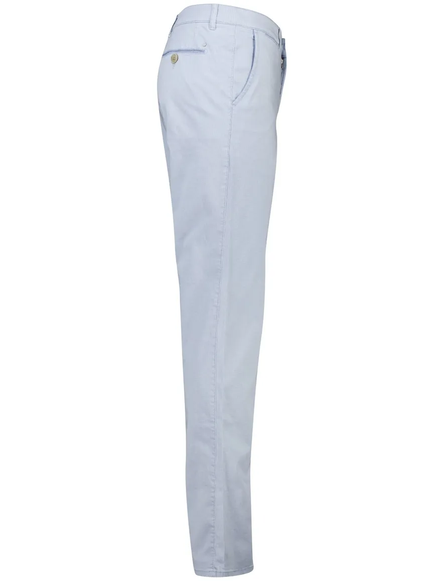 Com4 modern chino lichtblauw katoen