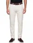 COM4 modern chino wit katoen effen