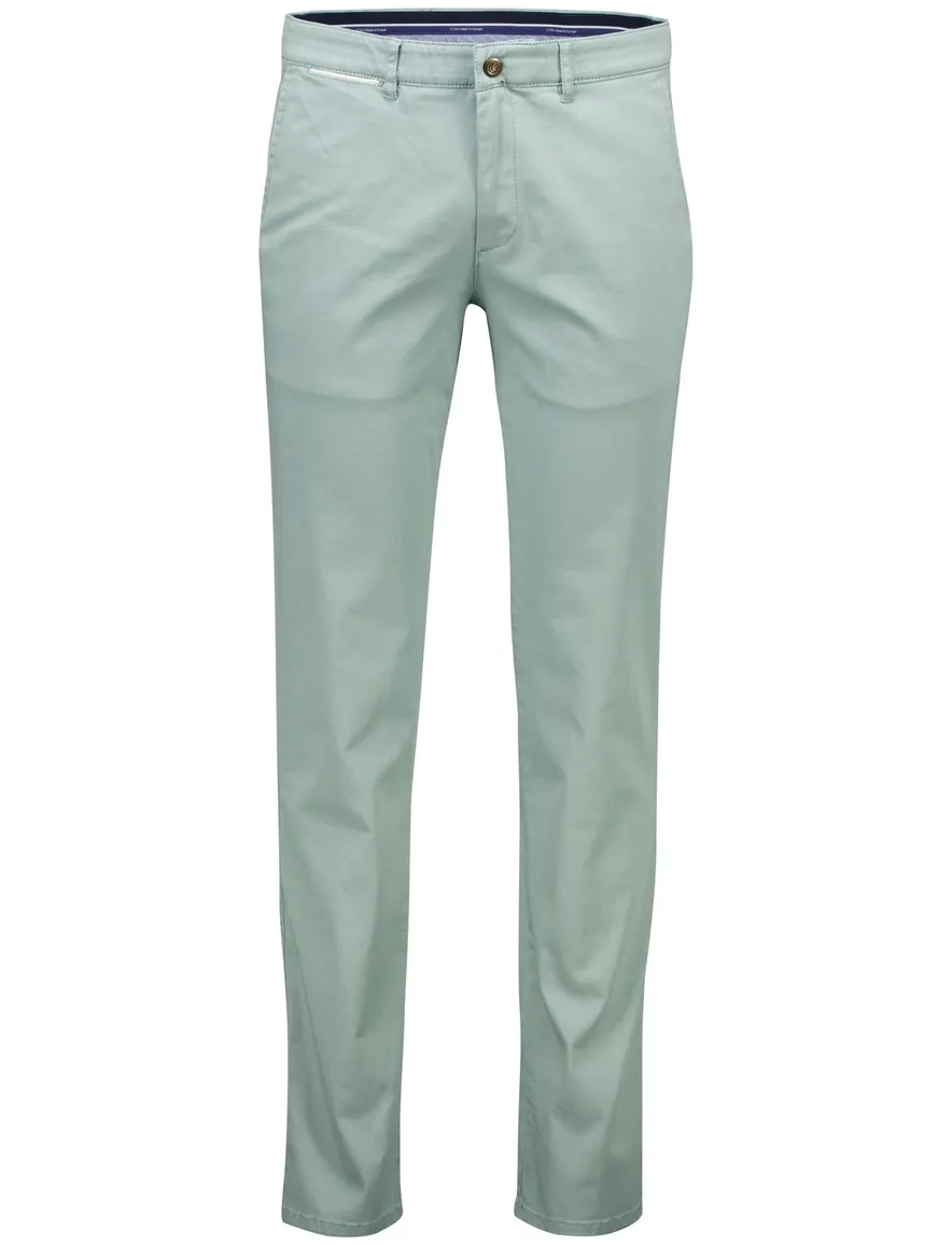 COM4 modern chino groen katoen