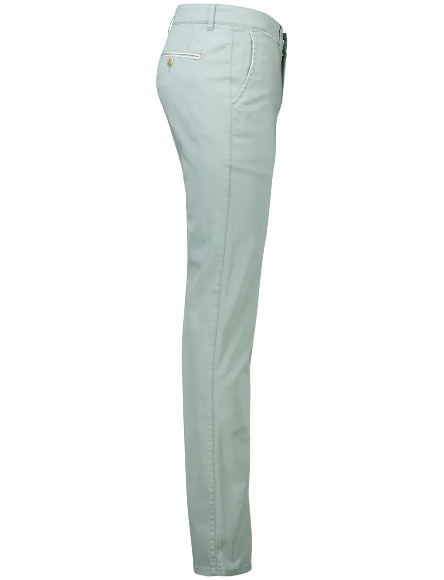 COM4 modern chino groen katoen