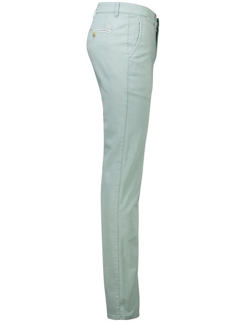 COM4 modern chino turquoise katoen normale fit